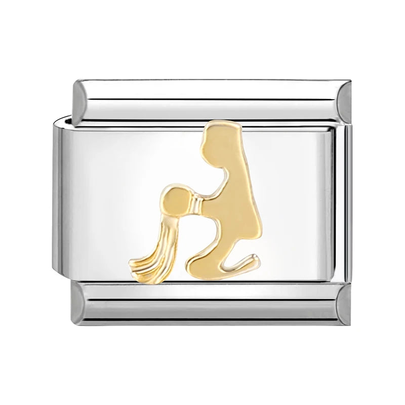 Zodiac Italian Gold Charm Collection